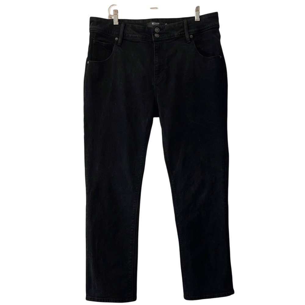 Hudson Women's Black Straight Leg‎ Jeans 14